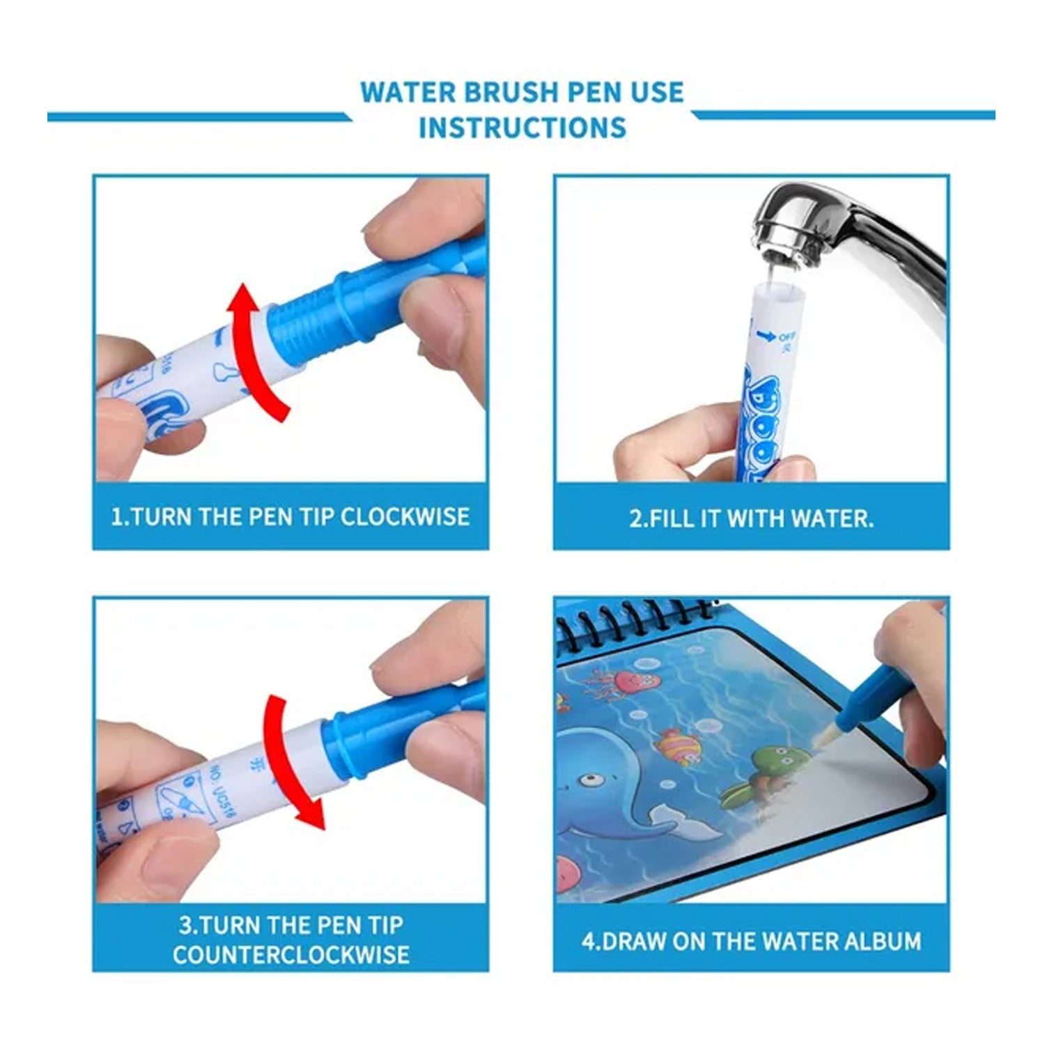 Quick dry magic painting board for kids Quick dry magic painting board for kids